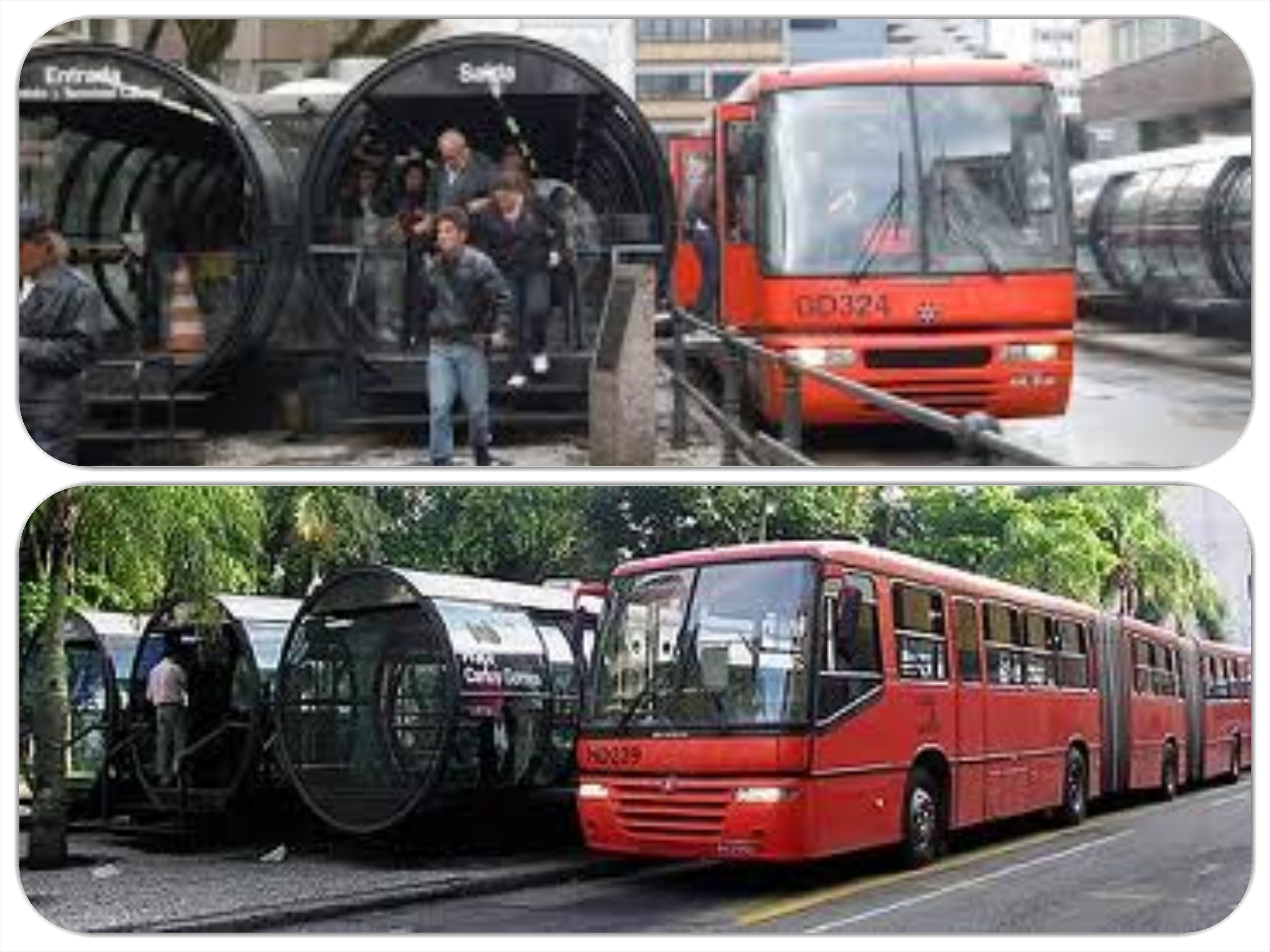 מערכת תחבורה פשוטה ויעילה מסוג BRT בקוריטיבה, ברזיל