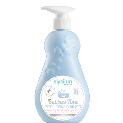 סבון שמפו אמיתי לתינוק - אליסיום - 400 מ"ל