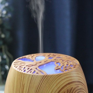 דיפיוזר מפיץ ריח חשמלי 120 מ"ל מעץ