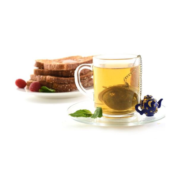 אינפיוזר תה עם קומקום קטן לכוס התה
